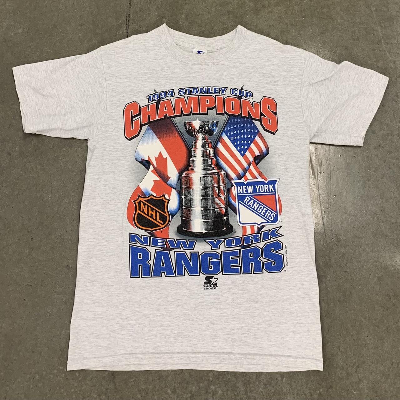 Vintage 1994 Starter NHL Stanley Cup Champions New - Depop