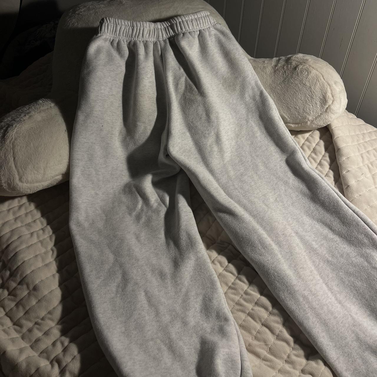 Named Collective White English Font Sweatpants The Depop