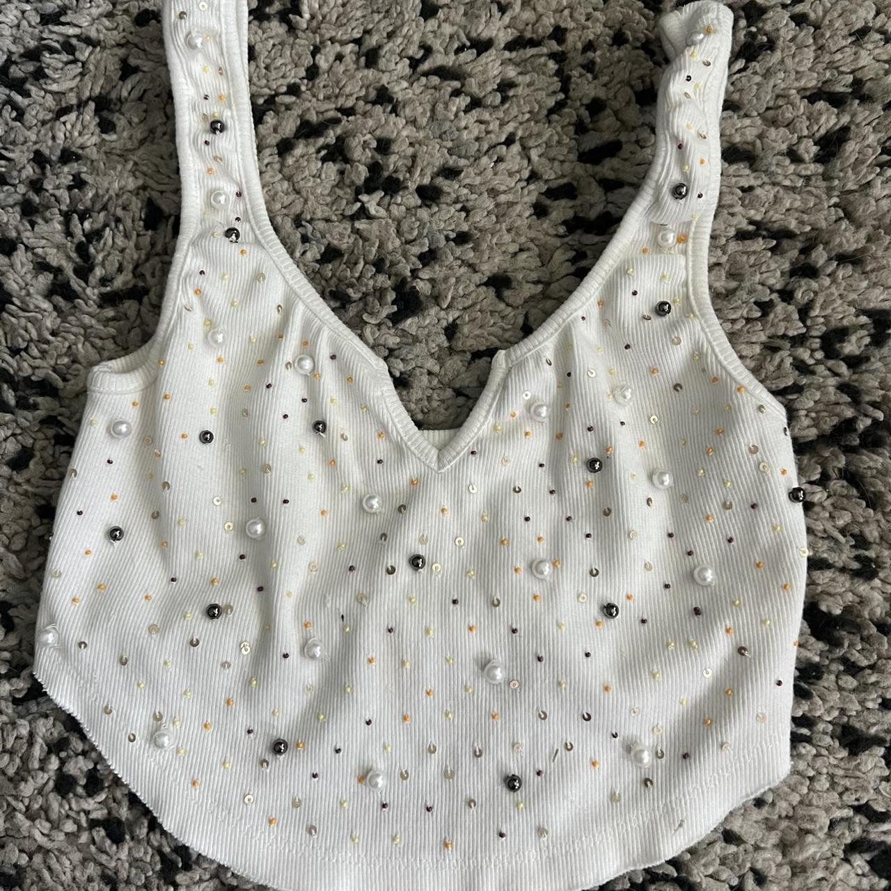 Urban outfitters size small cropped tank top. Depop