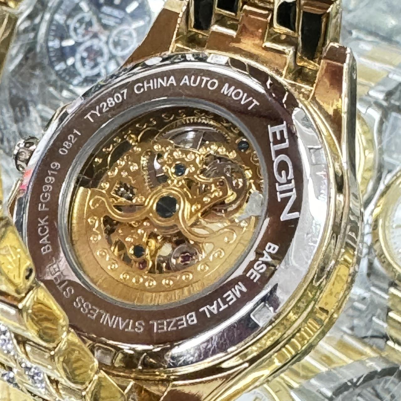 Automatic Movement Elgin Men Wrist Watch Depop