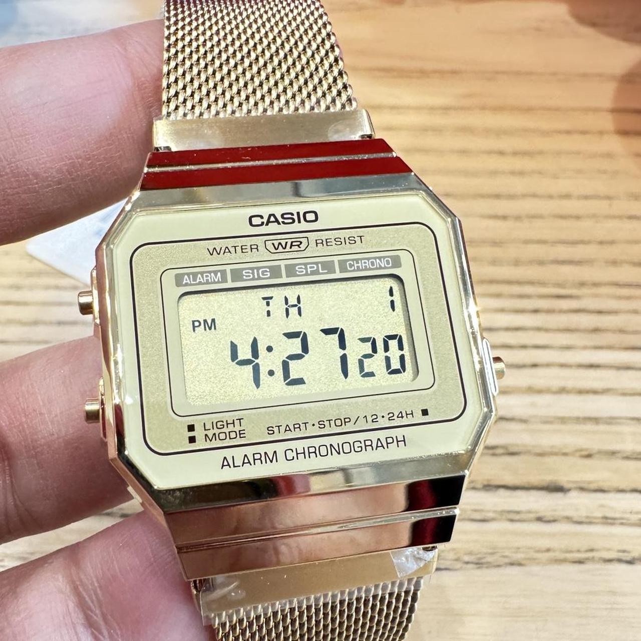 Casio Thin Lightweight Square Shape Watch Unisex. Depop