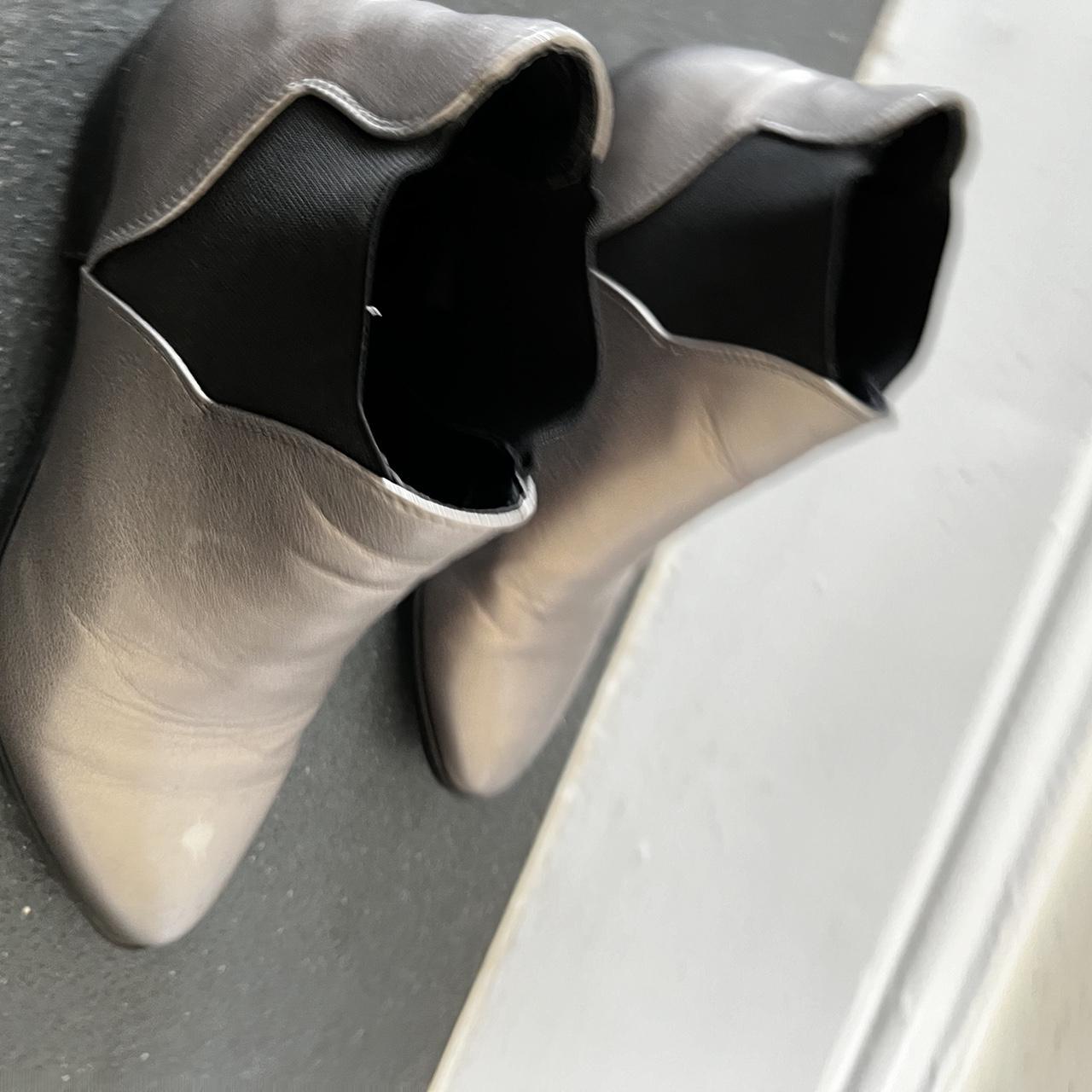 Silver boots Primark size 39 UK6 Depop