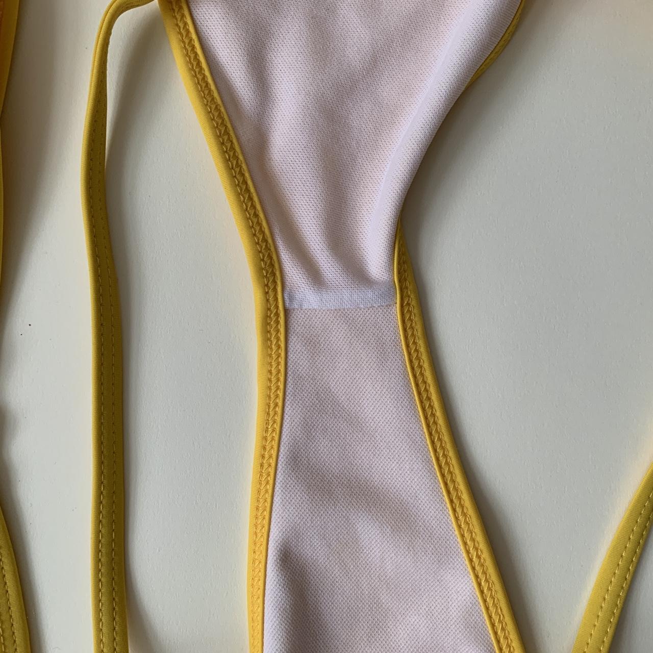 Women's Yellow Bikinis-and-tankini-sets | Depop