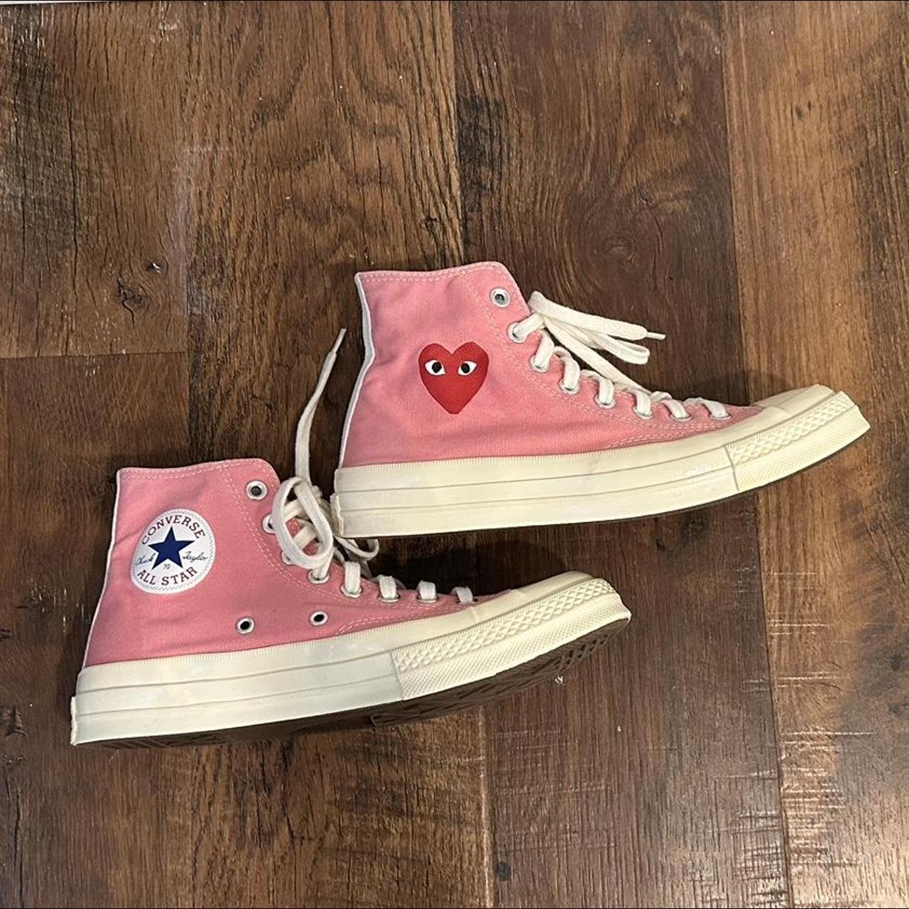 comme des garcons nike pink