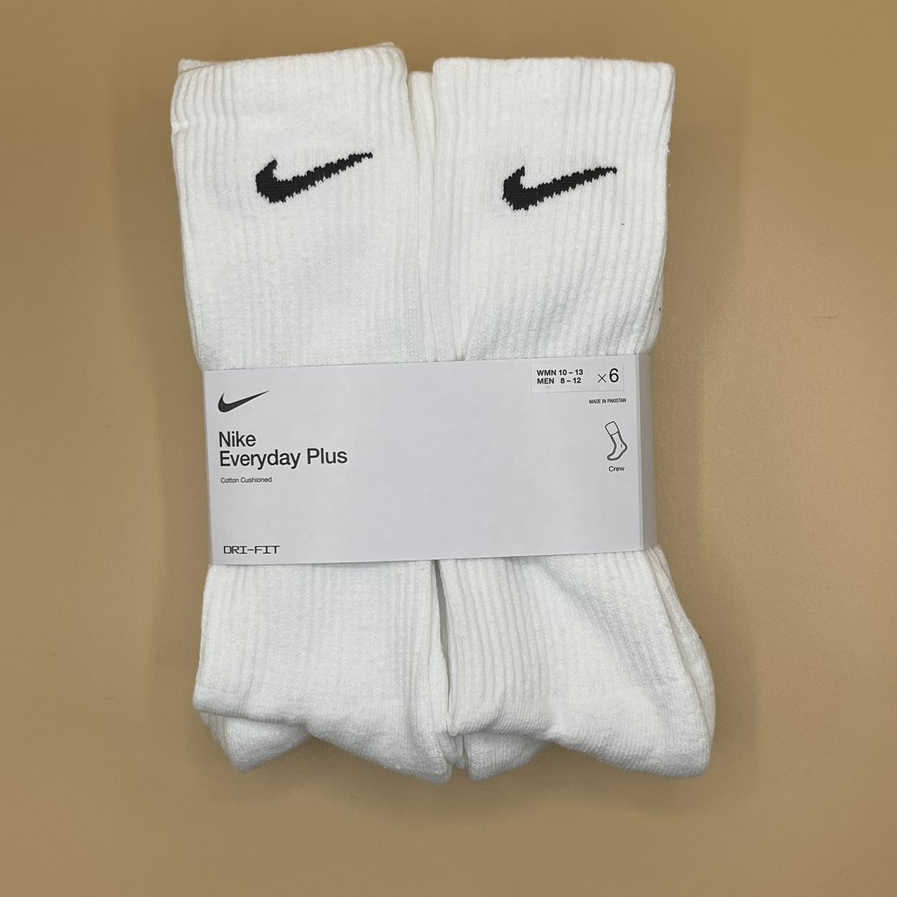 Nike Dri Fit Everyday Plus Cushion Crew Socks 6 Pack... Depop