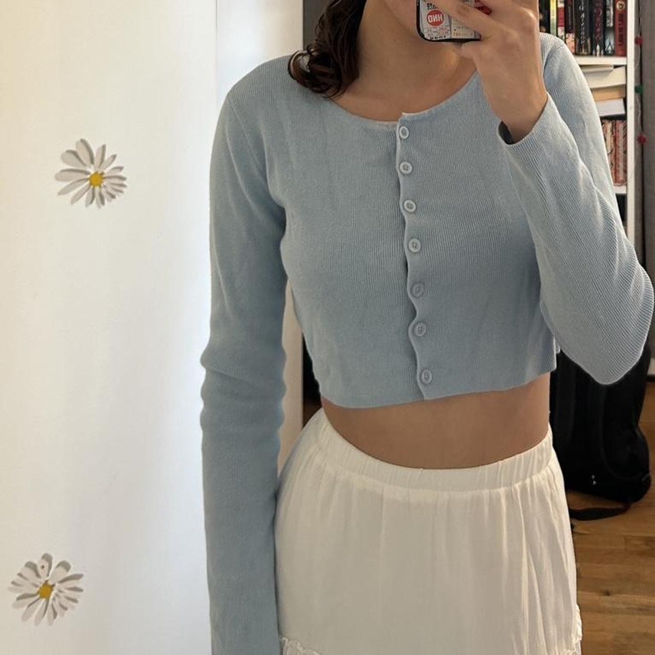 Light blue brandy melville sweater hotsell