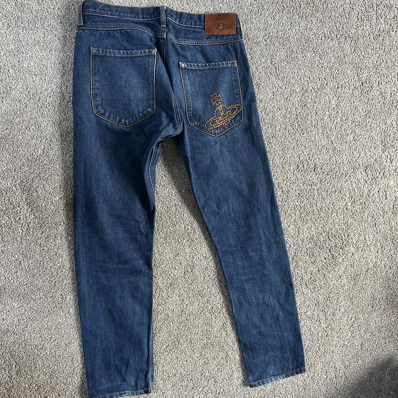 Rare Vivienne Westwood jeans Straight leg regular... - Depop