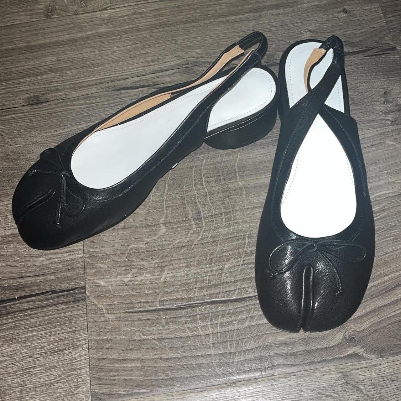 woodchuck sato tabi split toe leather mary janes... - Depop