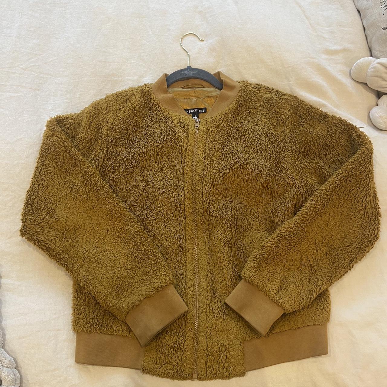 J crew factory hot sale sherpa bomber jacket