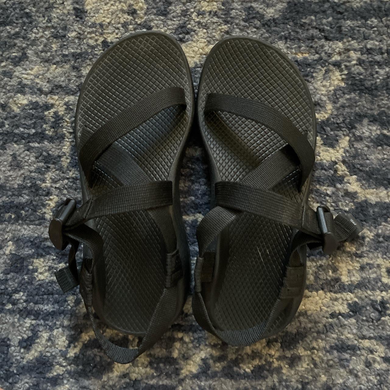 chaco hiking strap sandal size womens 8 worn a... - Depop