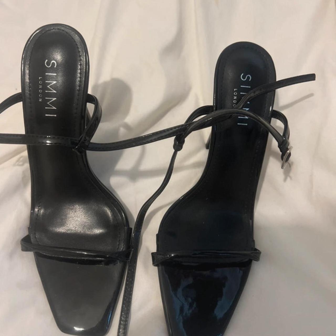 Diamante Fishnet Heels Diamante Black Heels Simmi Simmi