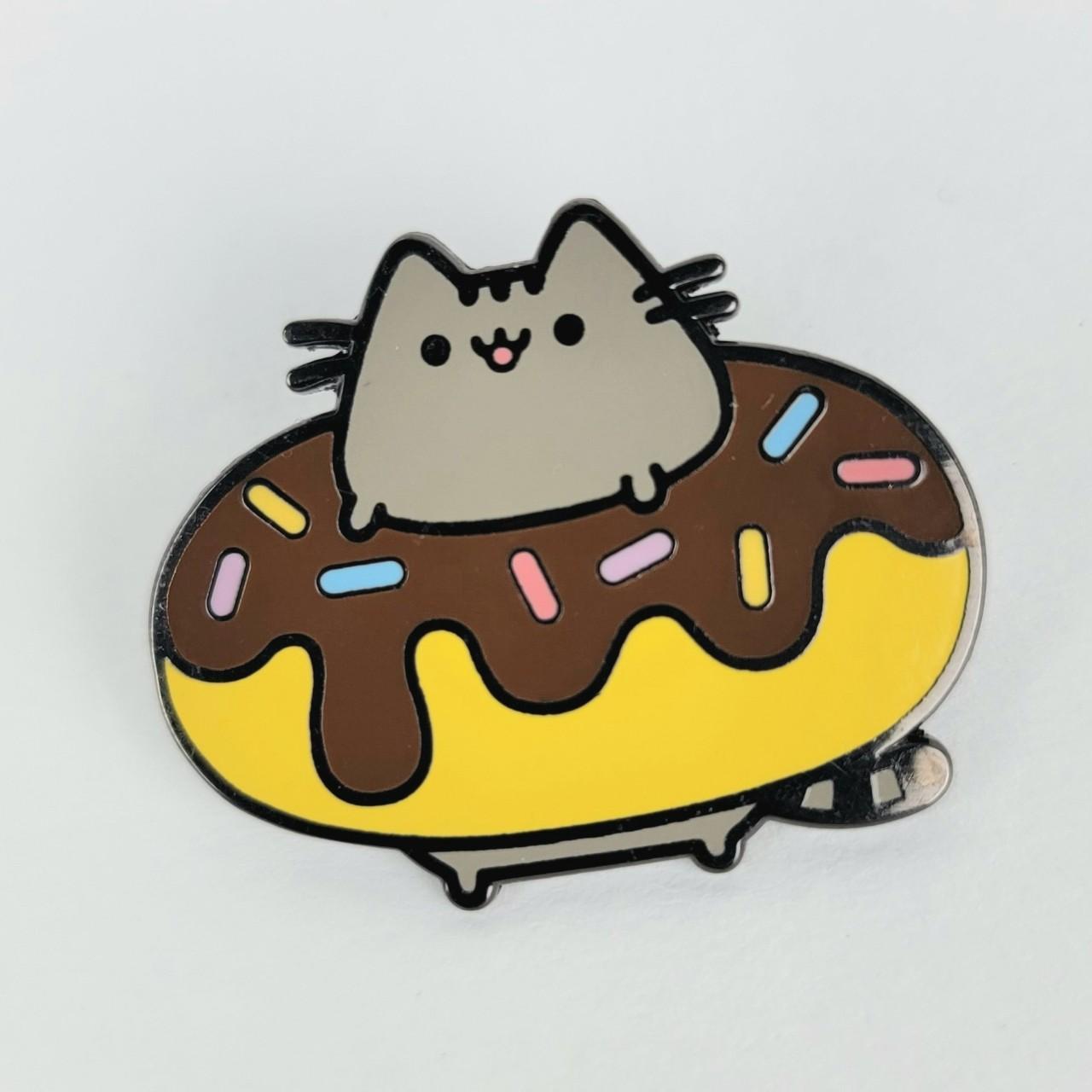 Cute Pusheen donut hard enamel ⭐️ 🍪 Depop