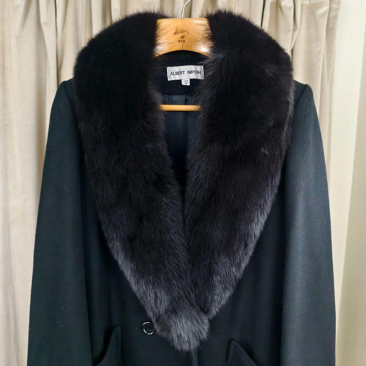 Albert Nipon Women's Overcoat - Black - 8 – Vinta… - image 8