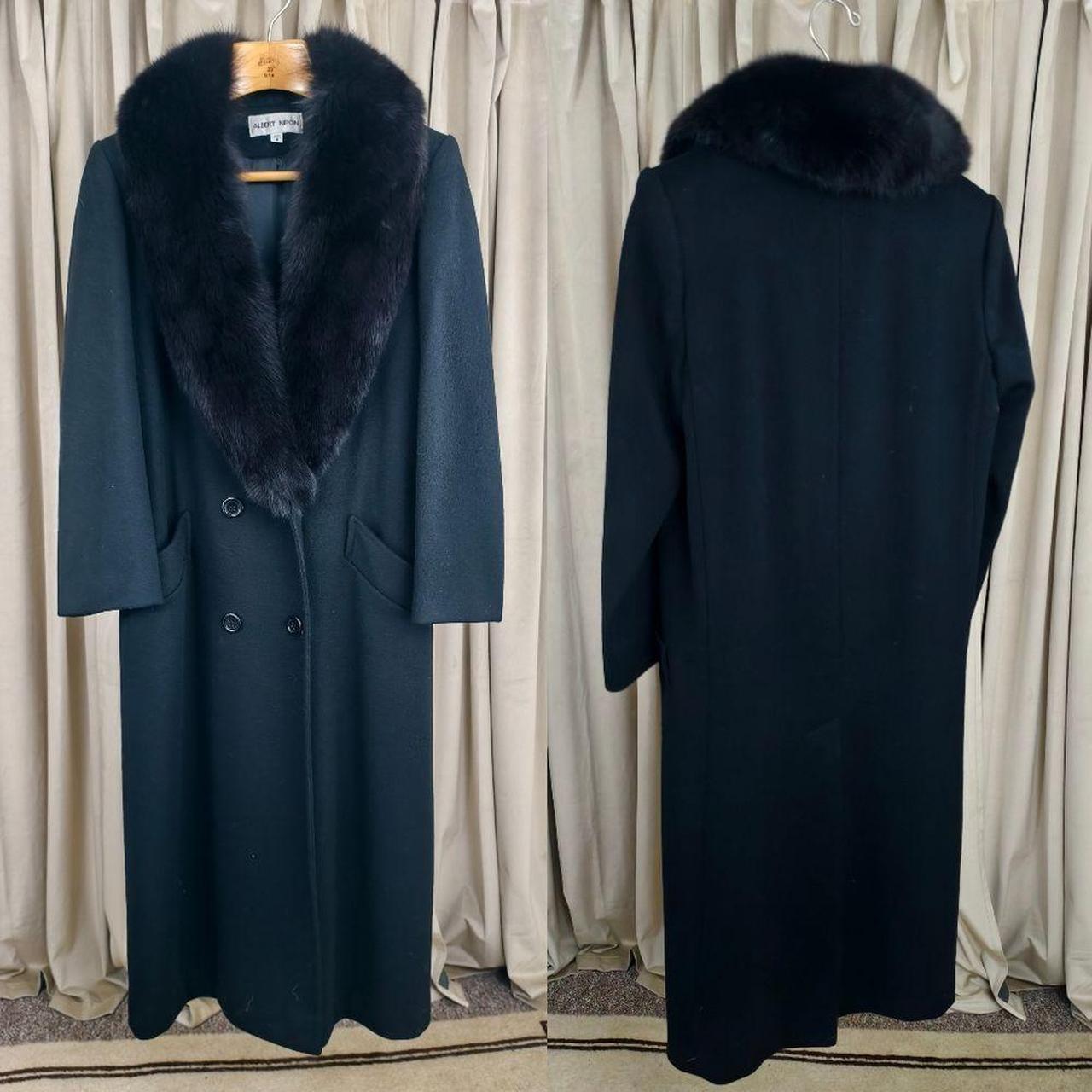 Albert Nipon Women's Overcoat - Black - 8 – Vinta… - image 5