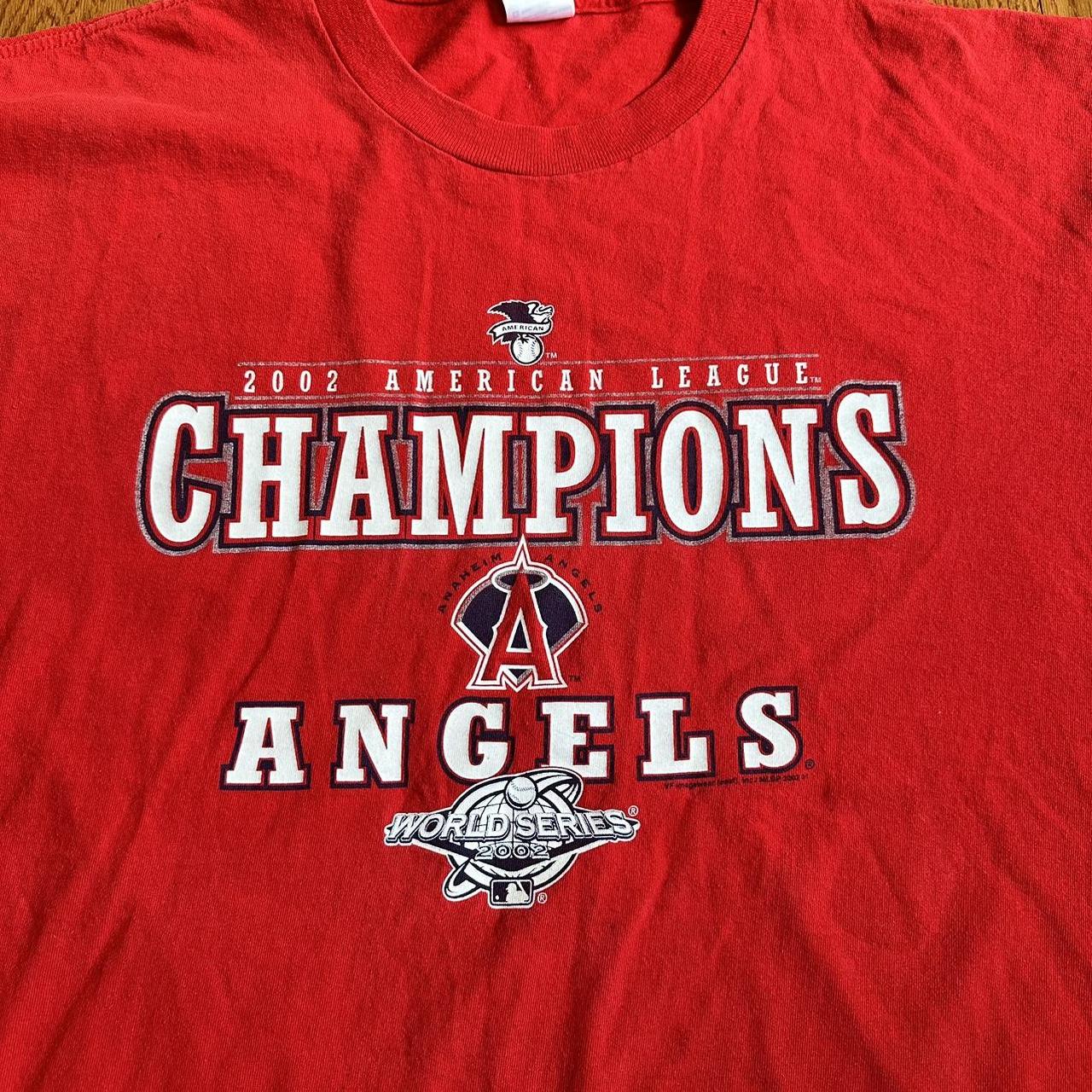 Vintage 2002 Anaheim Angels World Series Champions - Depop