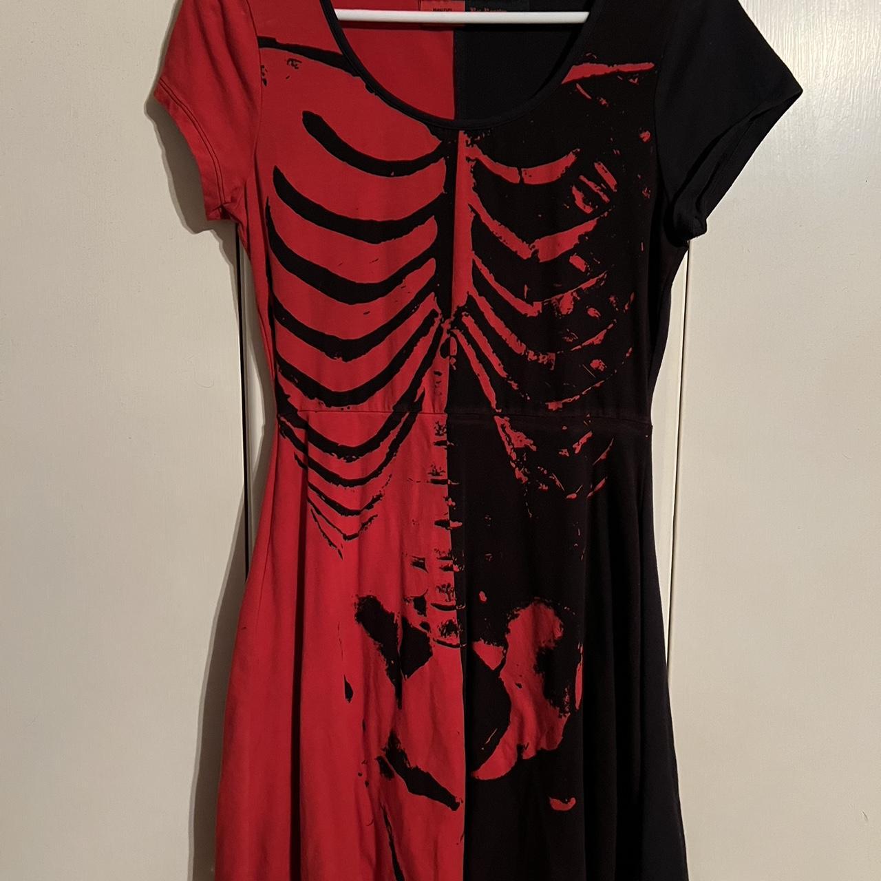 Iron Fist Women's Black and Red Dress