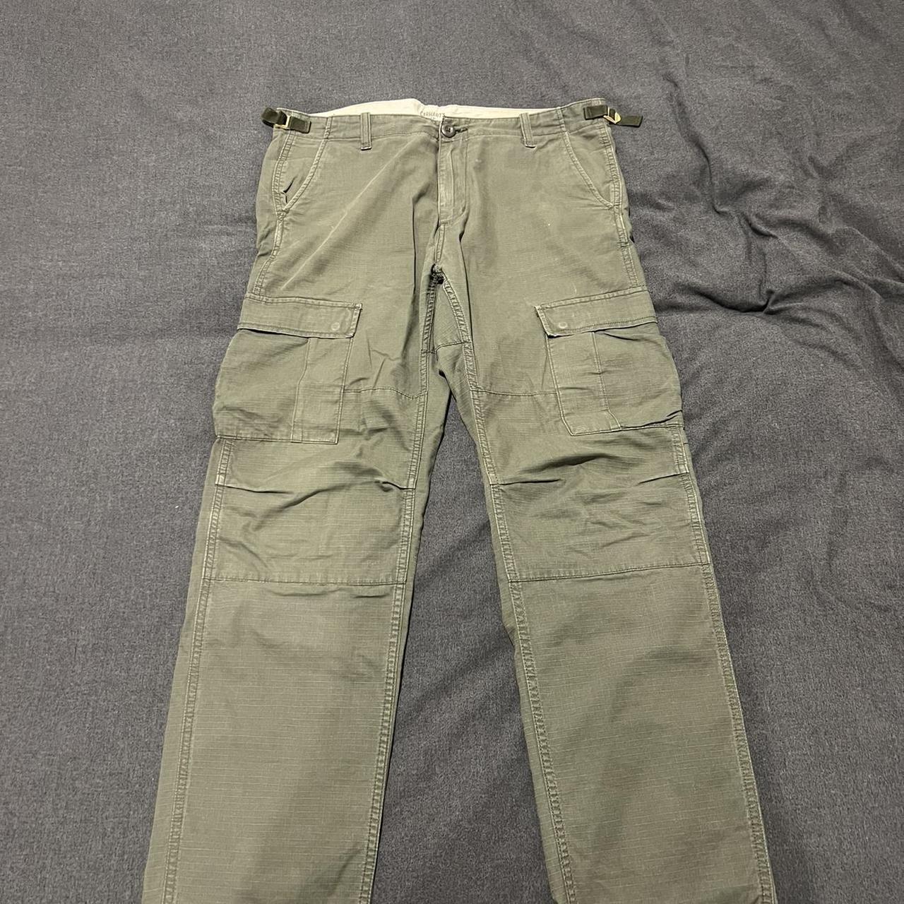 Carhartt WIP Aviation cargo pants in khaki size 32 - Depop