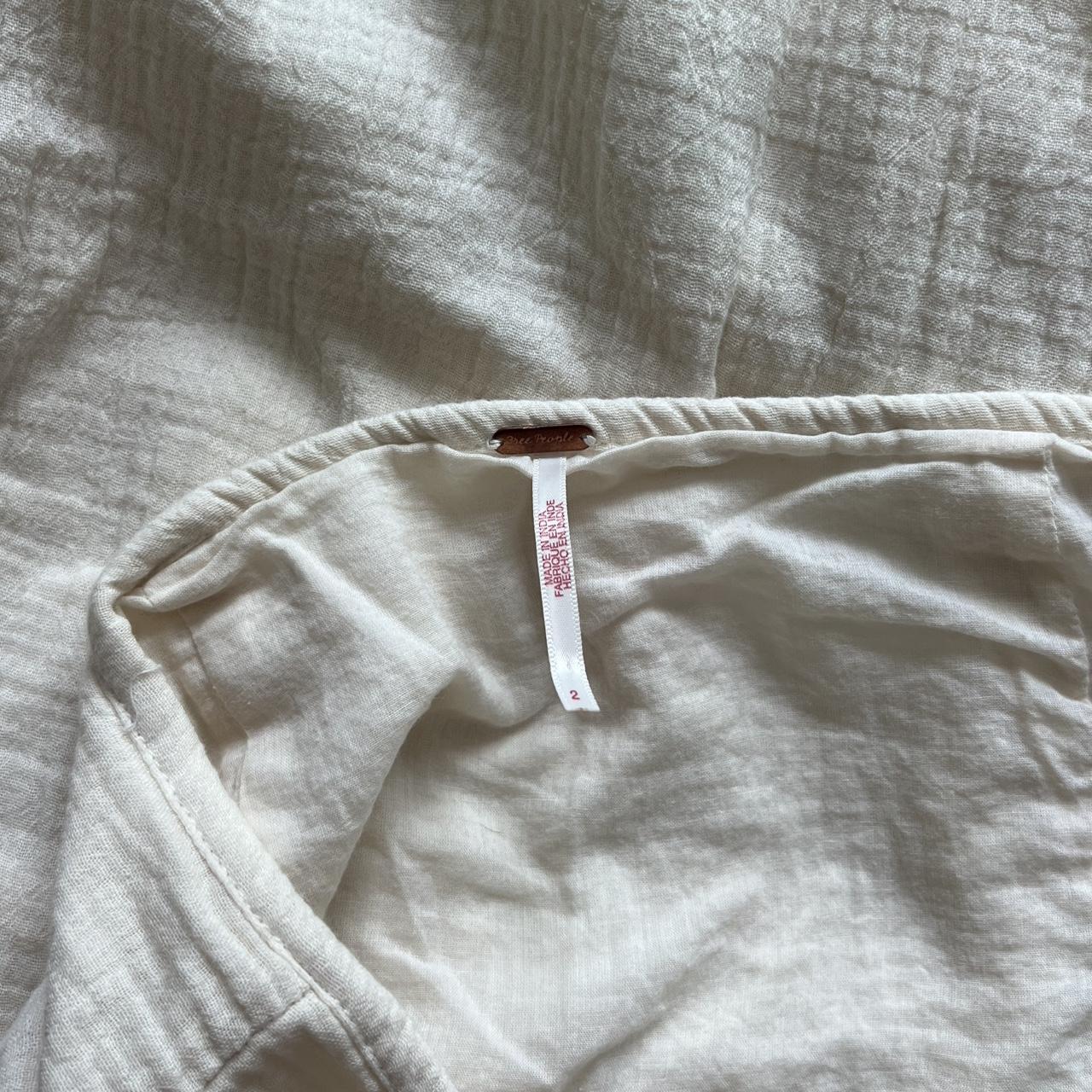 Free People Women's Skirt - Cream/White - 2 – FRE… - image 3
