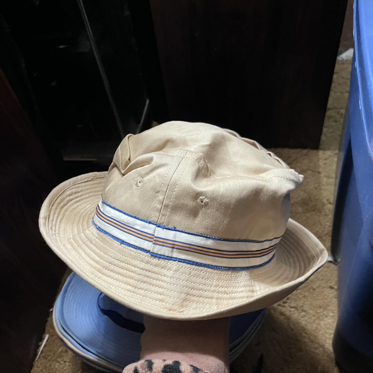Men's Cream Hat Depop