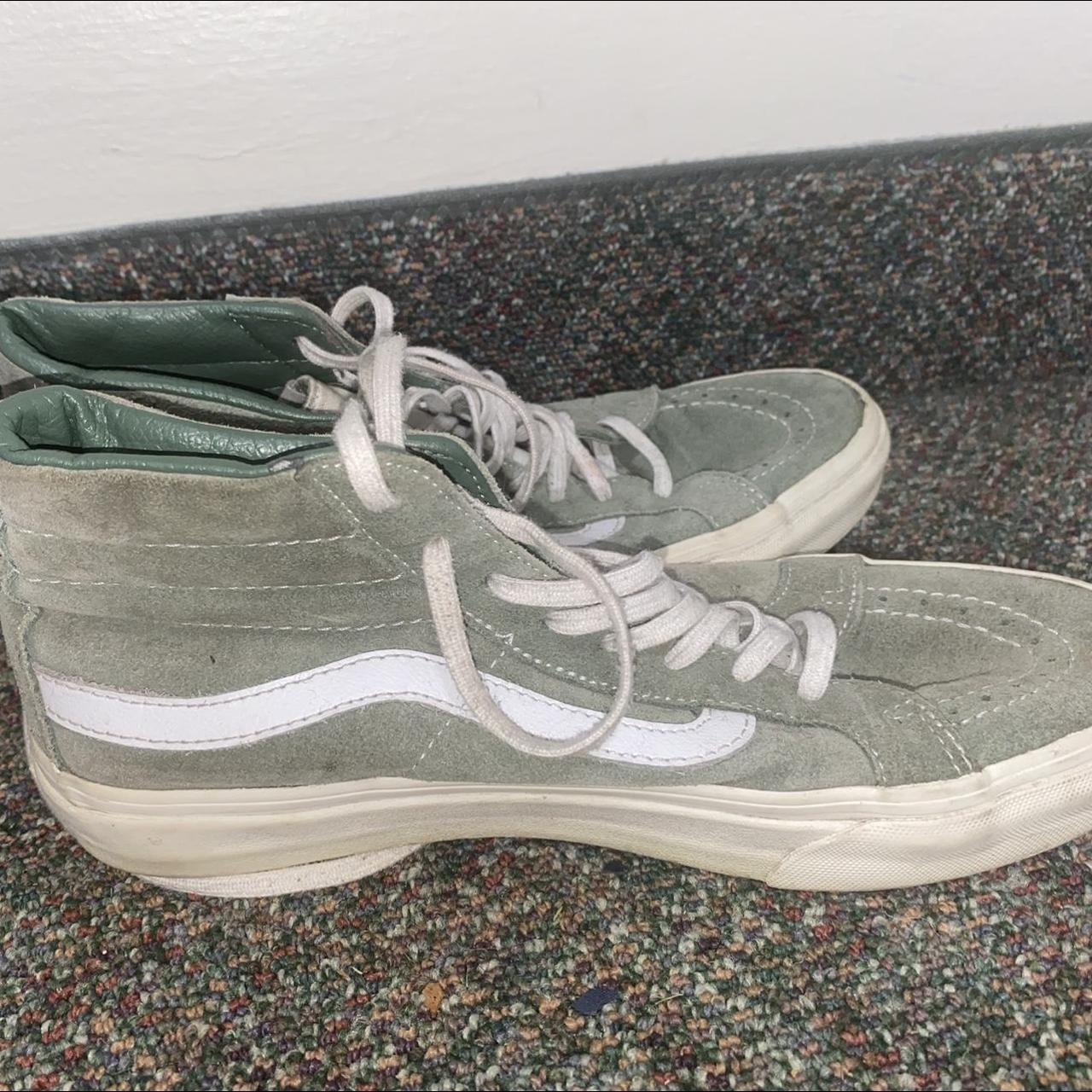 Grey and mint green 2024 vans