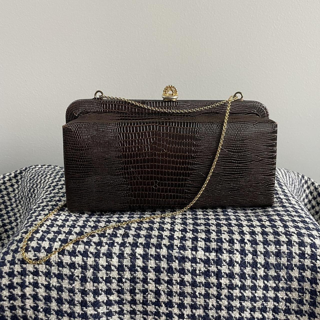 Ralph Lauren bag. vintage gold silver metallic - Depop