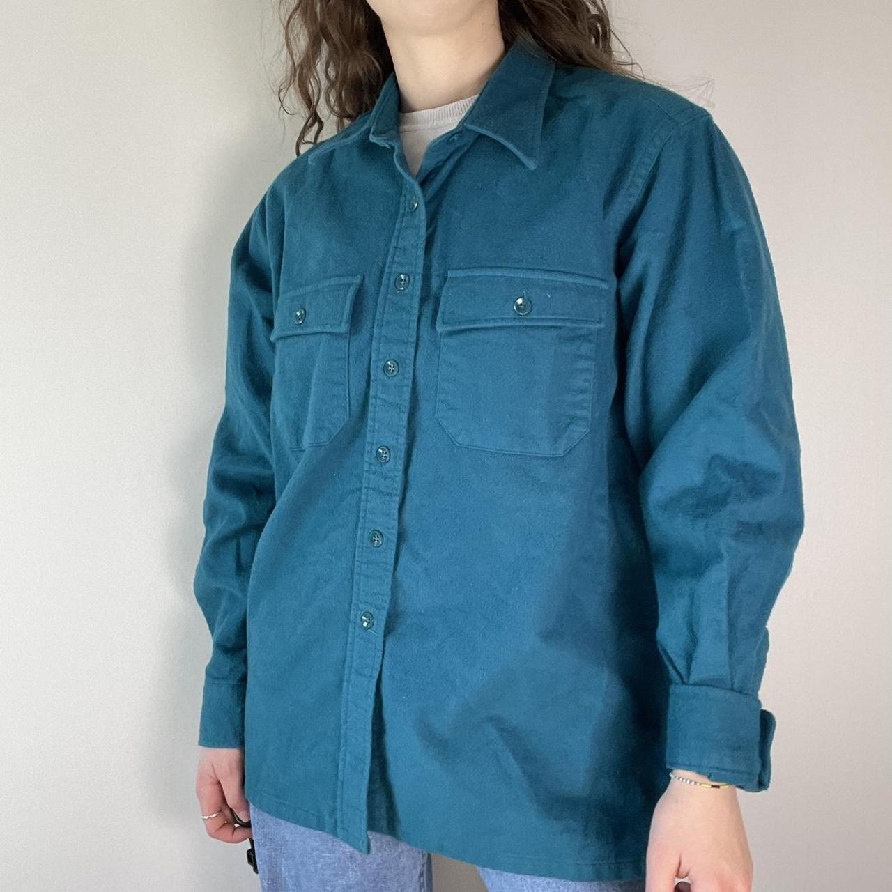 Vintage Made in USA L.L. Bean Chamois Shirt Size | Depop