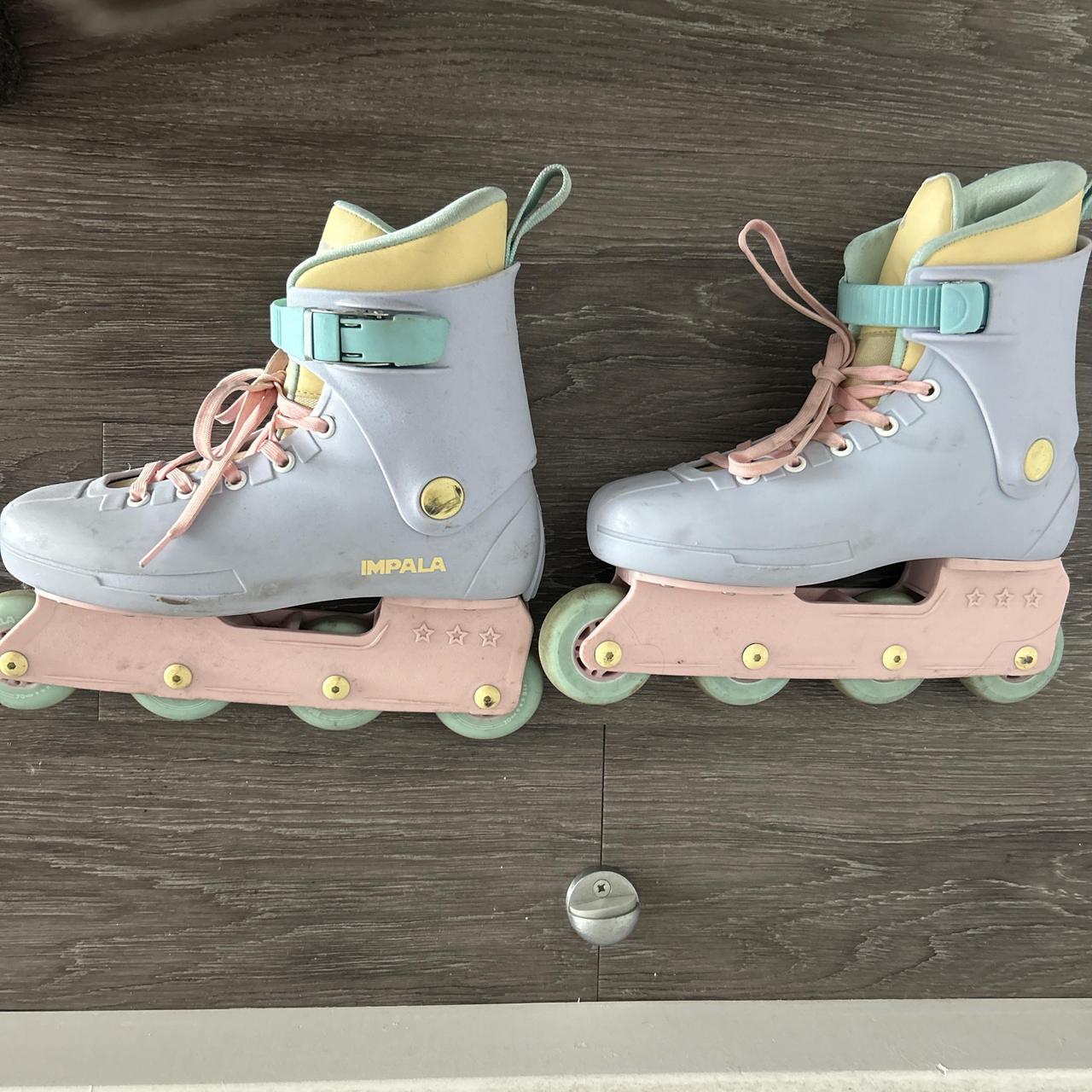 Impala Inline high quality Skates, Fairy Floss, size 9