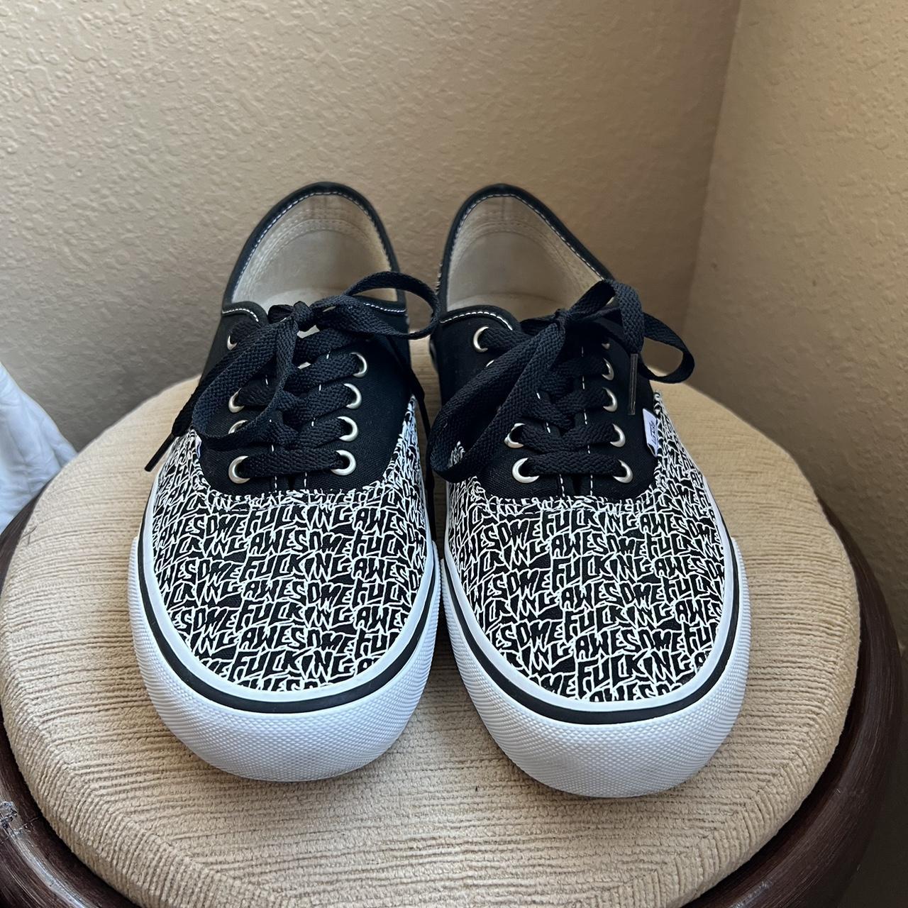Fucking awesome authentic vans. Size 10. Worn a. Depop