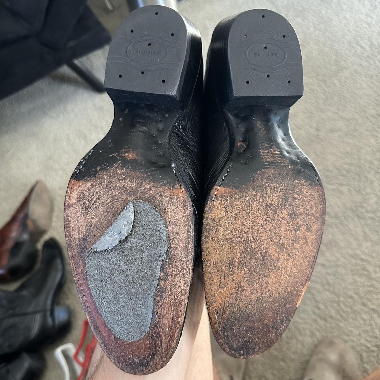 Black Duluth cowboy boots size 8.5 men No insoles... Depop