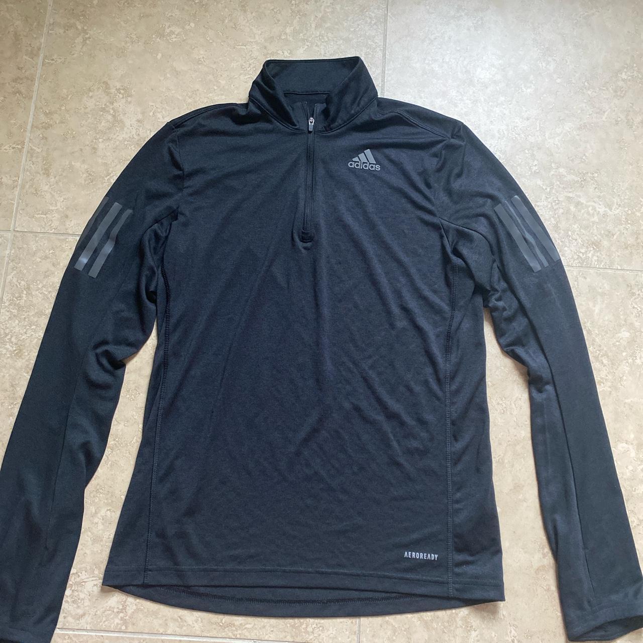 Adidas Men's Black Hoodie | Depop