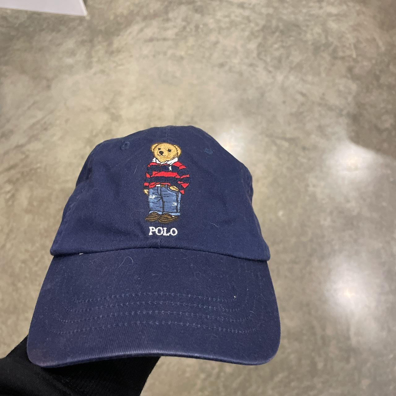 Ralph Lauren Polo Bear Cap Navy Blue Amazing... - Depop