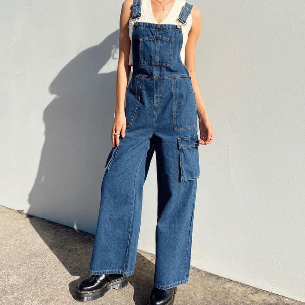 princess polly denim overalls so cute & good as... Depop