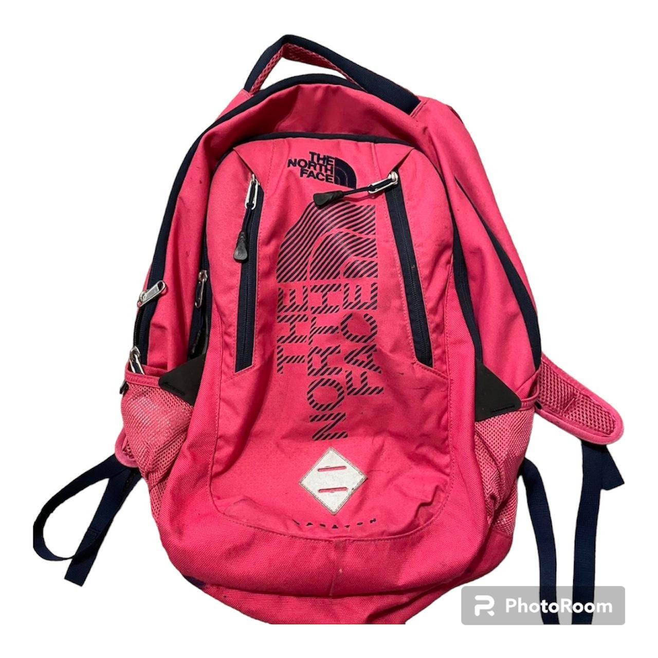 Pink North face backpack backpack... Depop