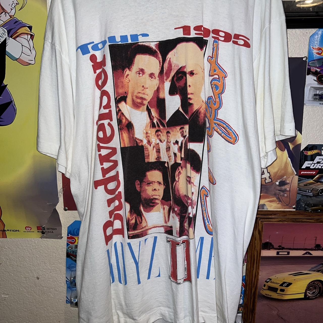 1995 budweiser superfest rap tee 23x32 | Depop