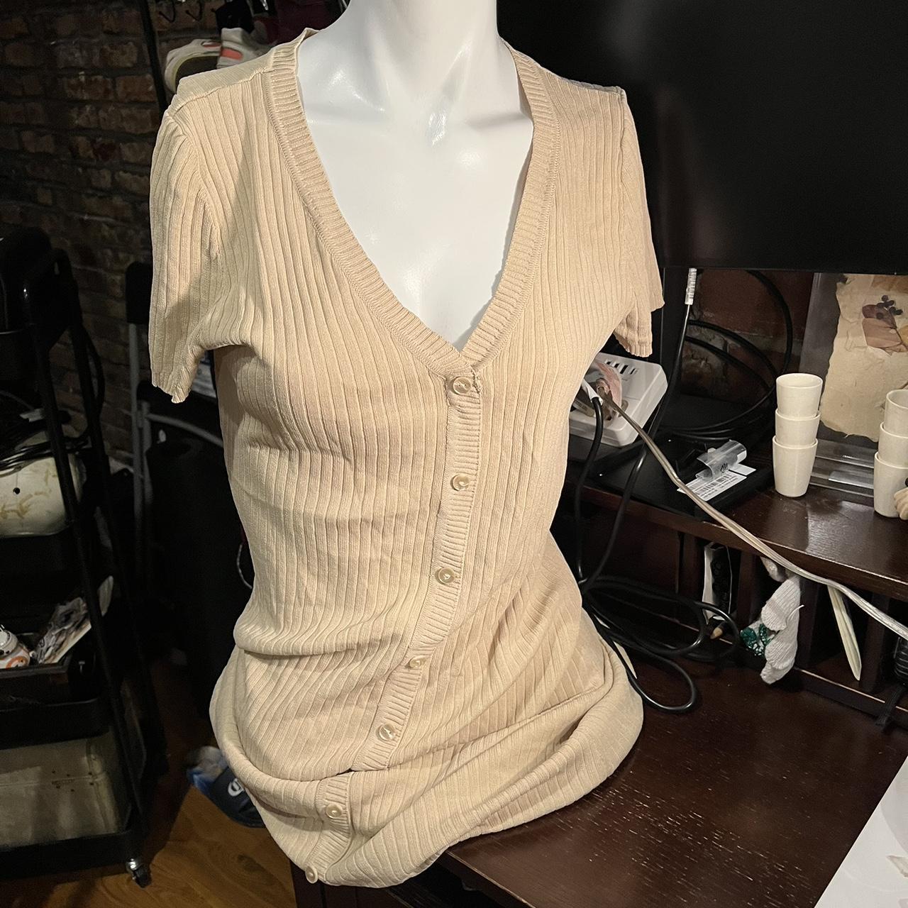 stelen ribbed mini dress. fits way more like a large... - Depop