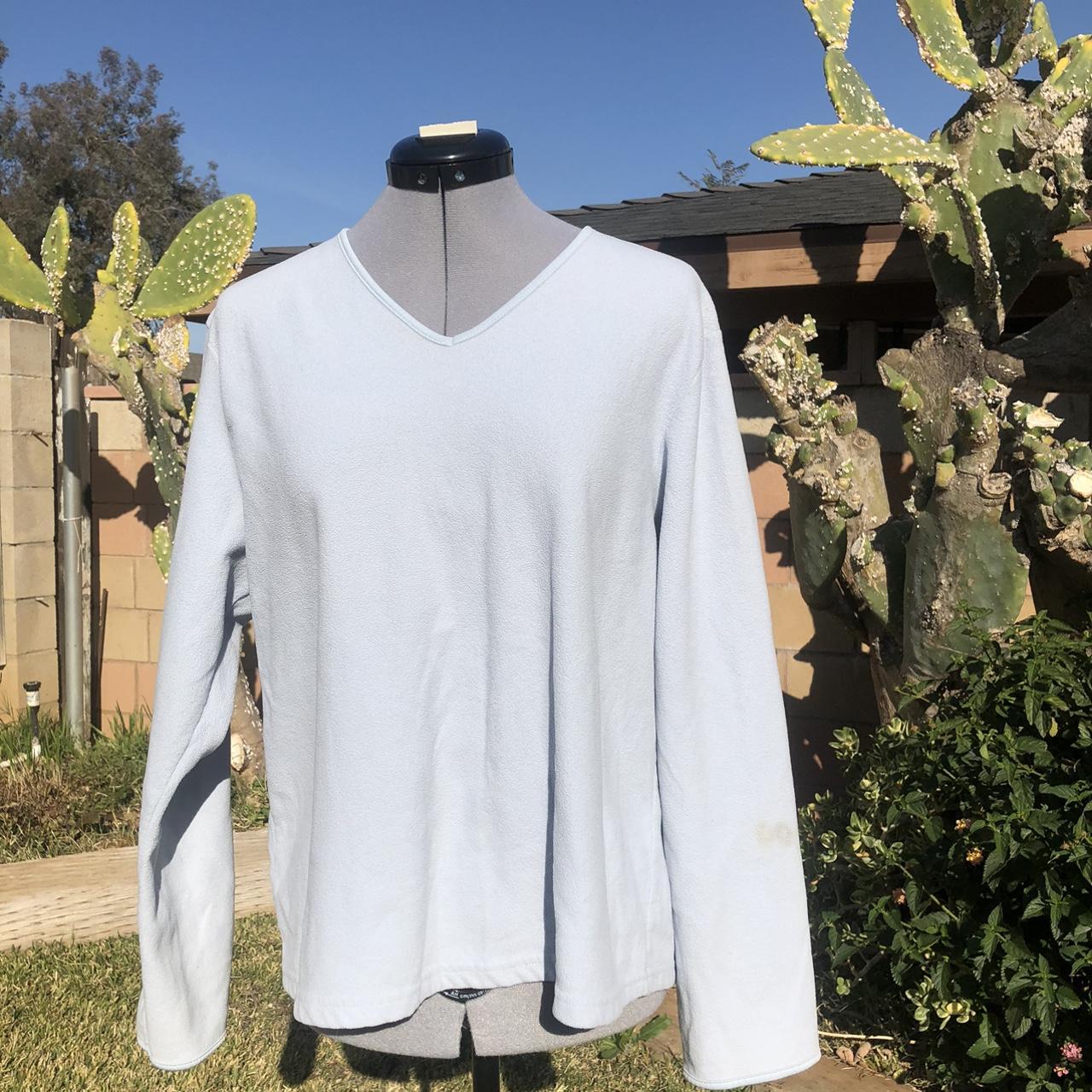 Old Navy Periwinkle Blue XL Polyester Long Sleeve - Depop