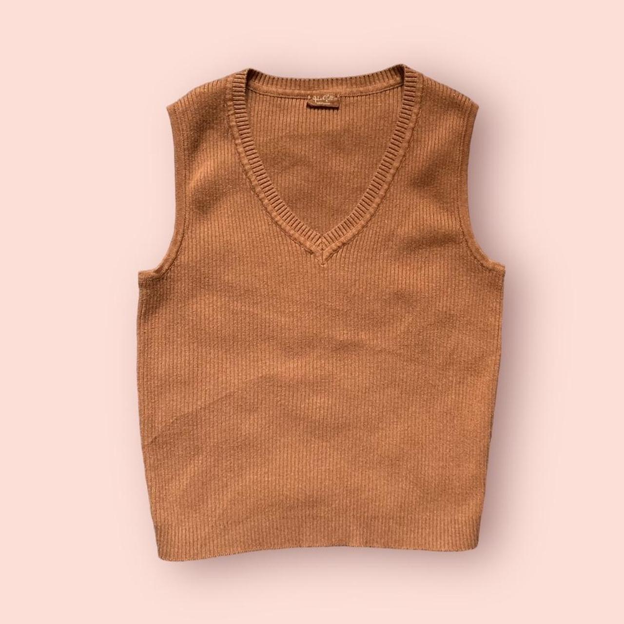 Brandy Melville Women's Crop top Brown One size – Light brown