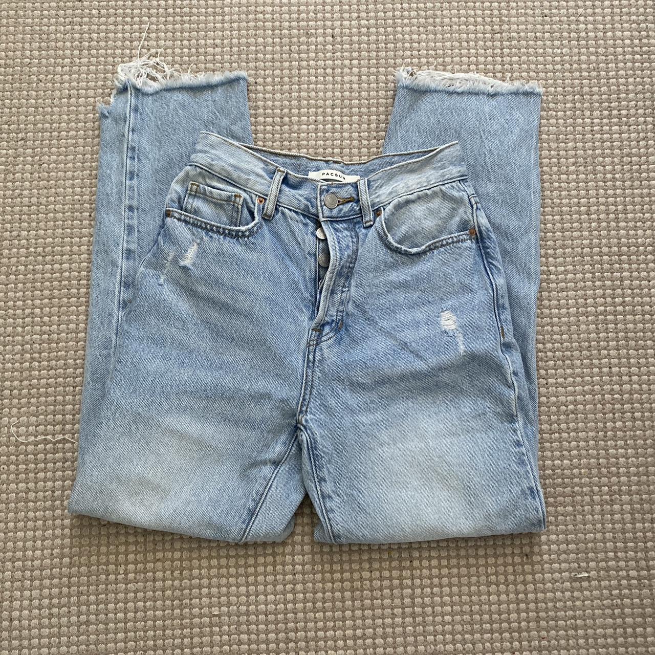 pacusn straight leg jeans - size 22 - high rised -... - Depop