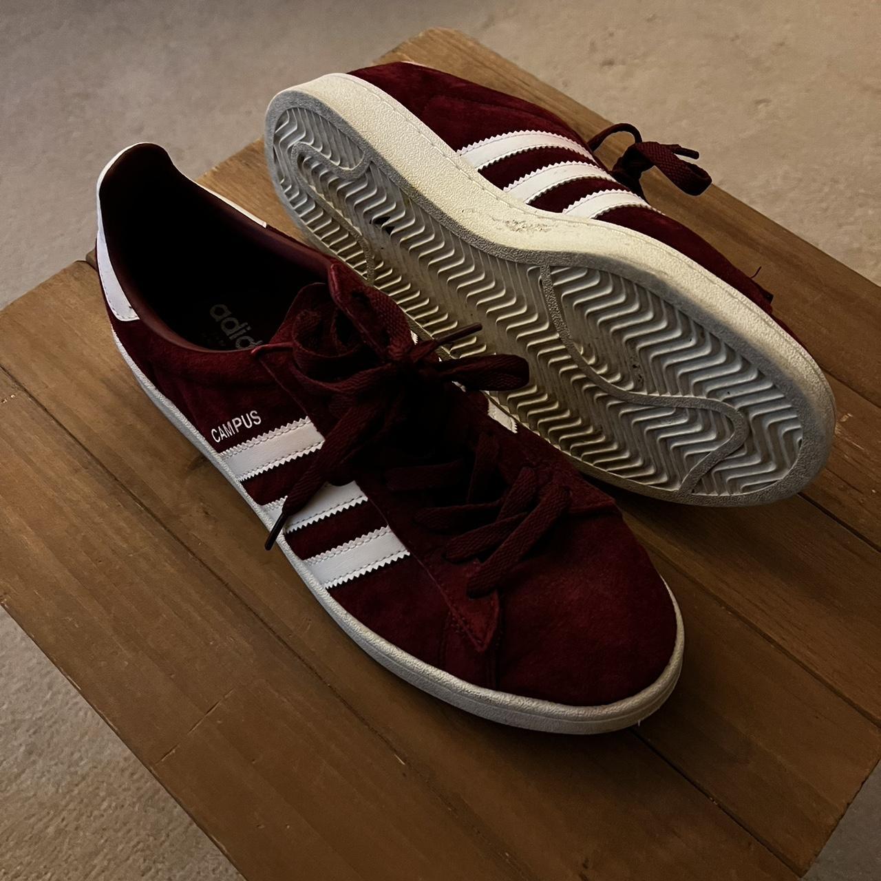 Adidas campus hot sale mens burgundy