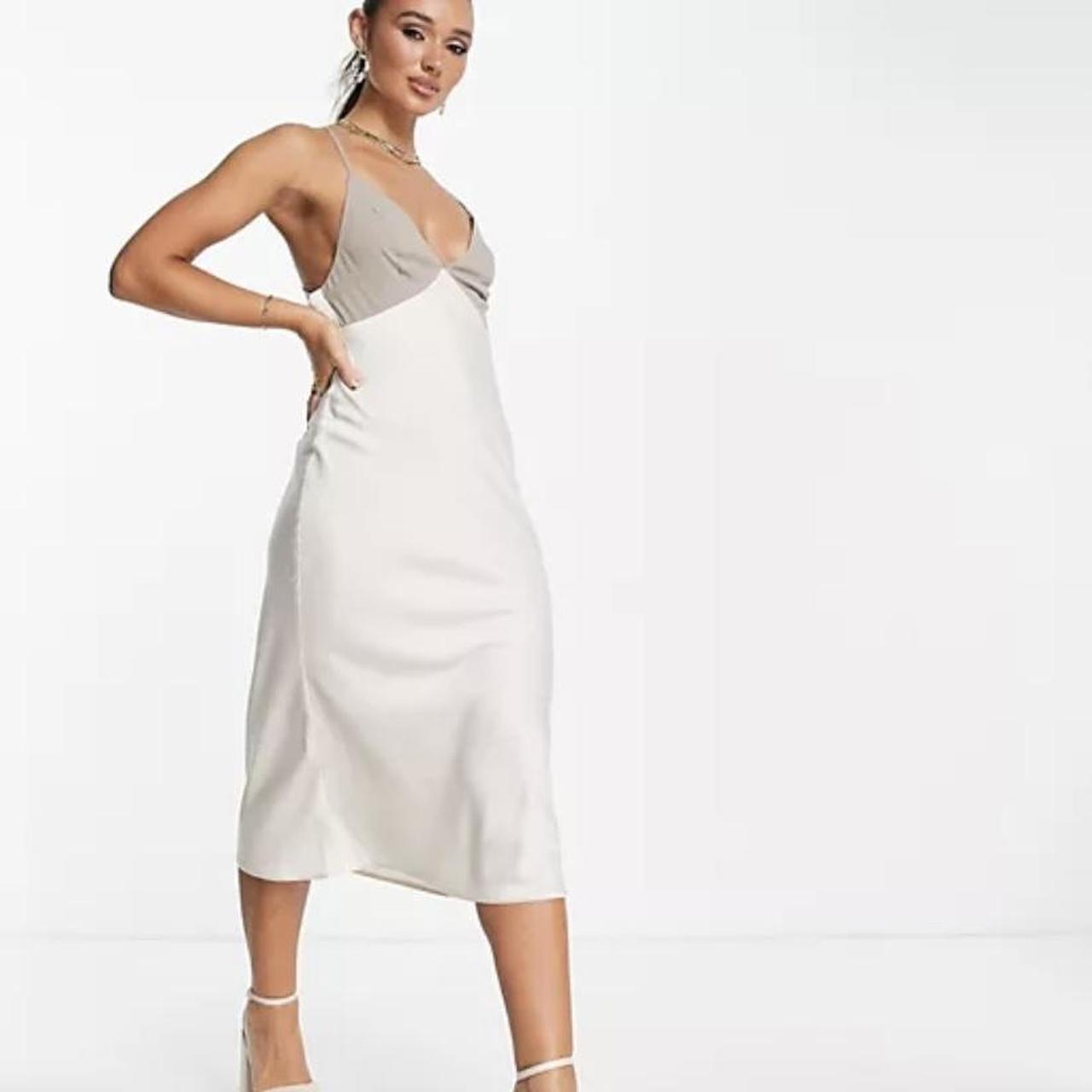 Asos colour block dress online