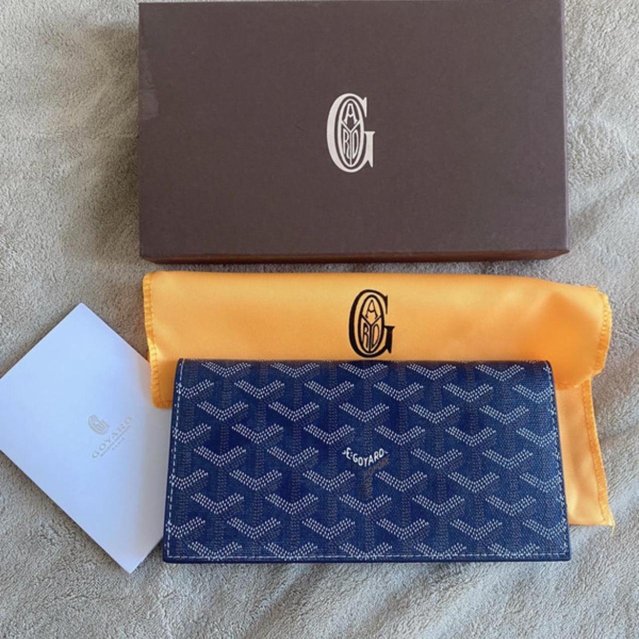 Blue Authentic Goyard wallet. Used few times kept... Depop