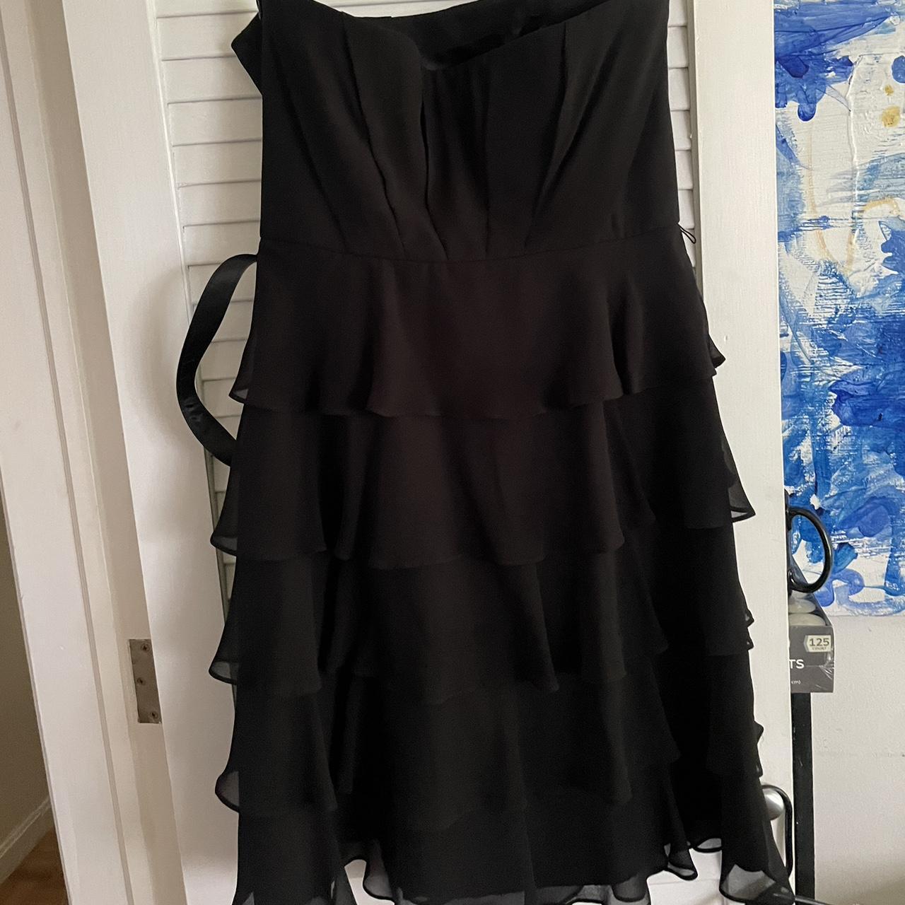 White House Black Market Women's Black Dress (2)