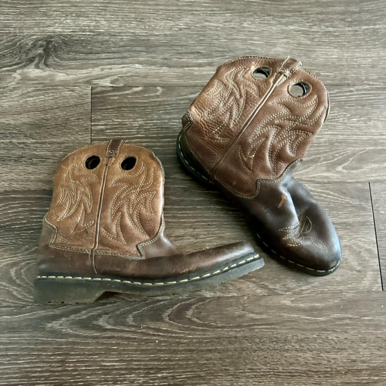 Vintage doc marten cowboy boots super rare Some. Depop