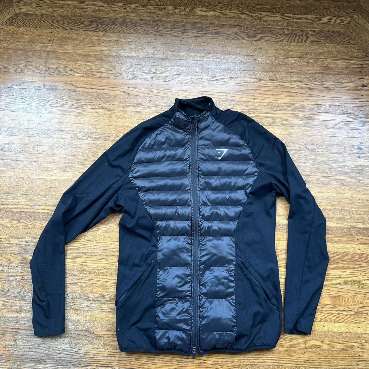 Gymshark puffer jacket Worn 1x - Depop