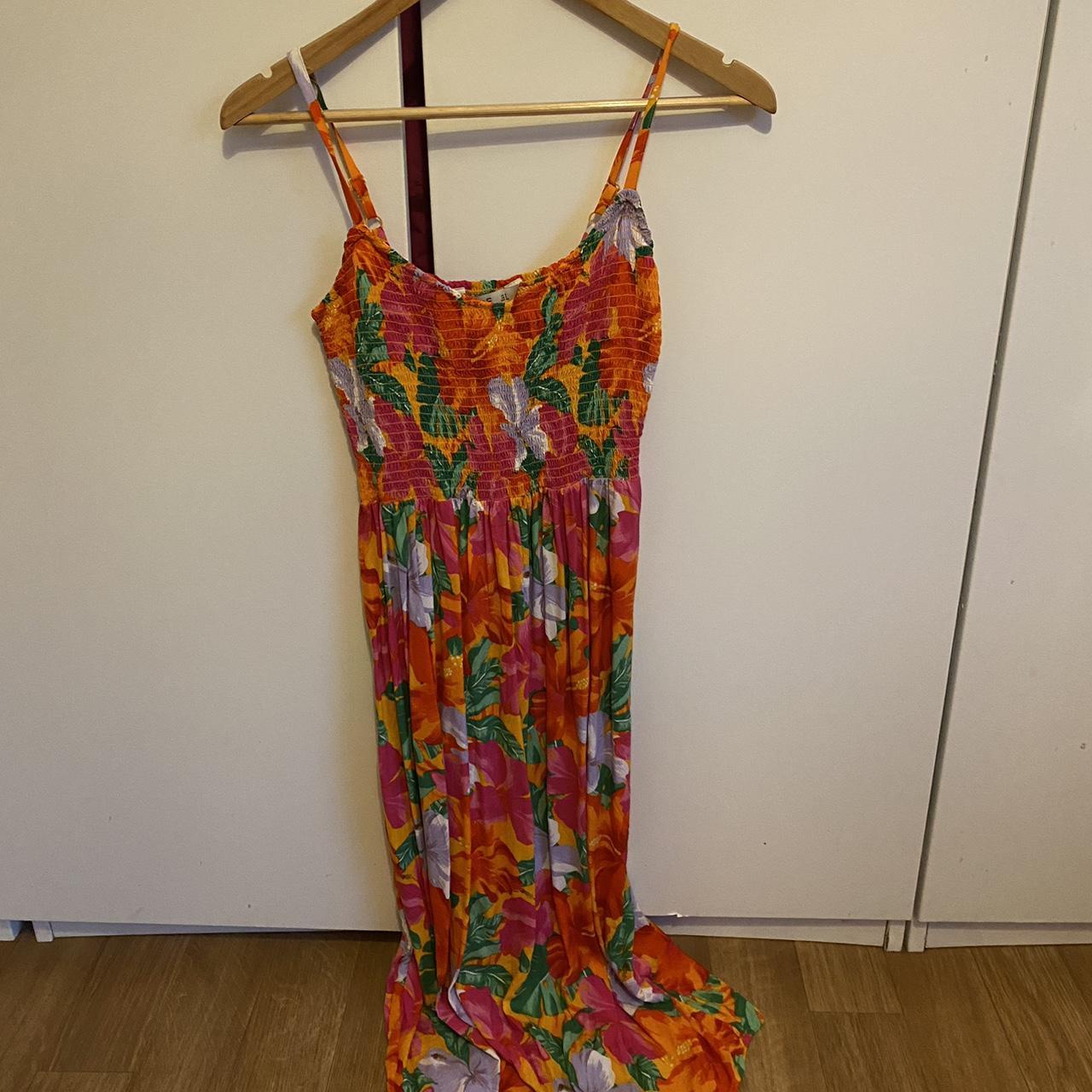 F&f orange maxi discount dress