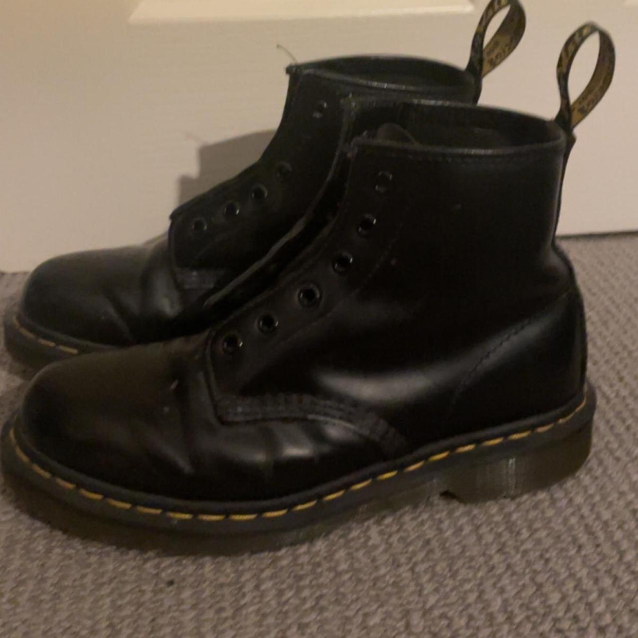 Selling my black docs!! Size 5 good condition ️ ️ - Depop