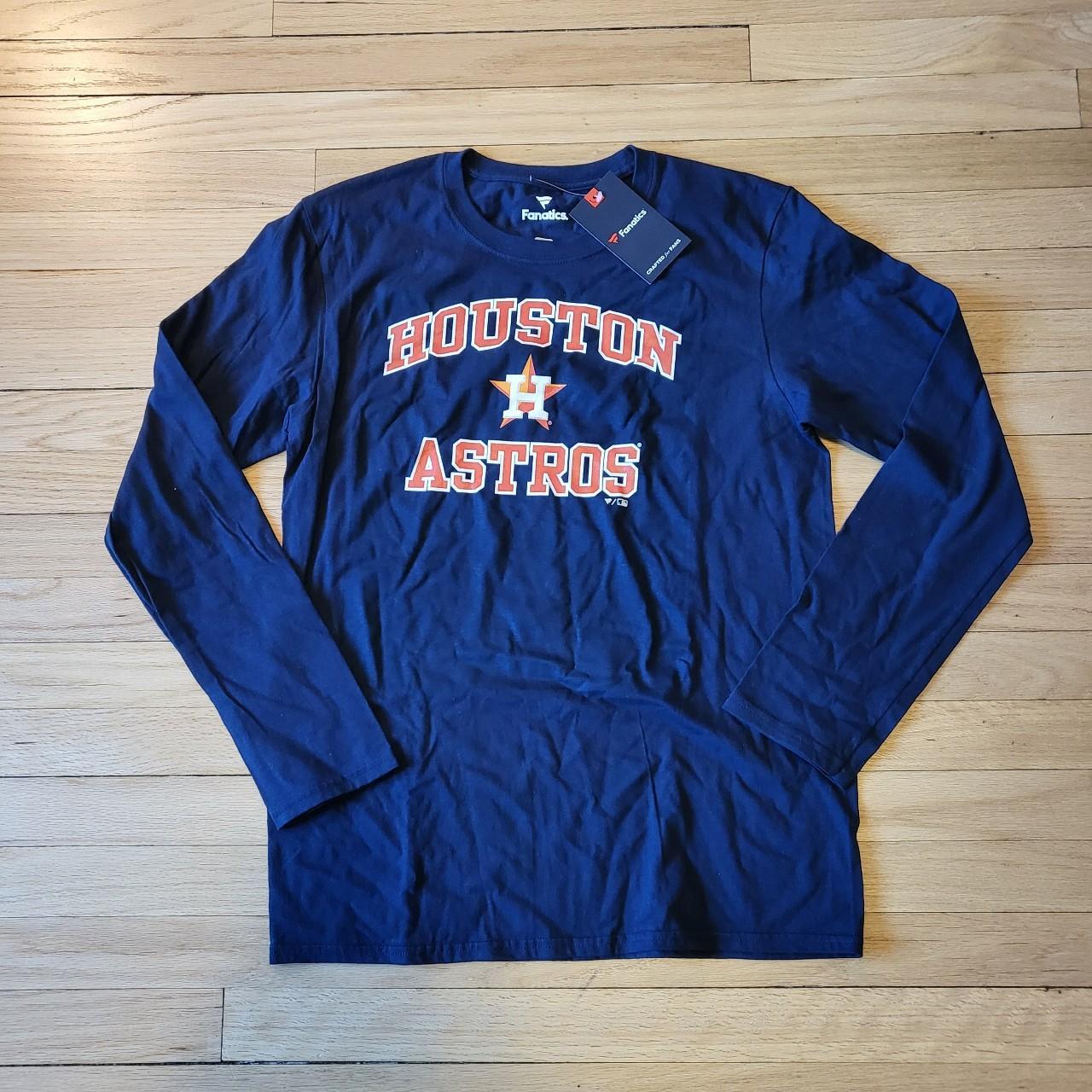 Houston Astros Button down shirt. Very comfortable - Depop