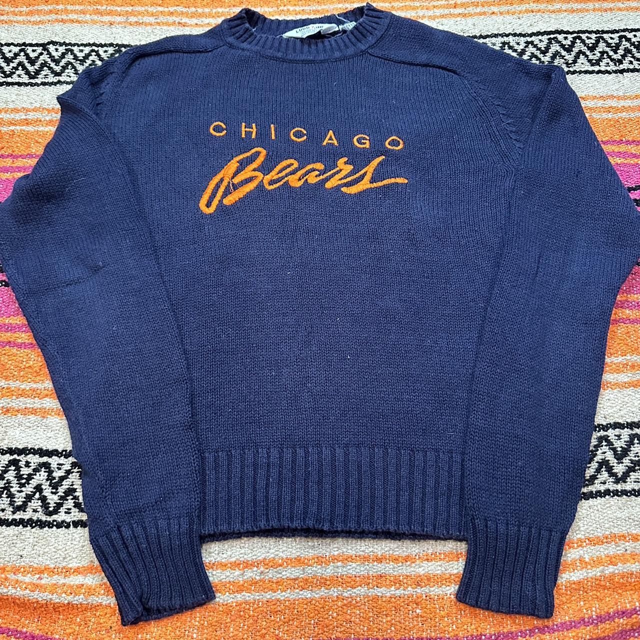 Vintage Chicago Bears AOP Crewneck Sweatshirt - Depop