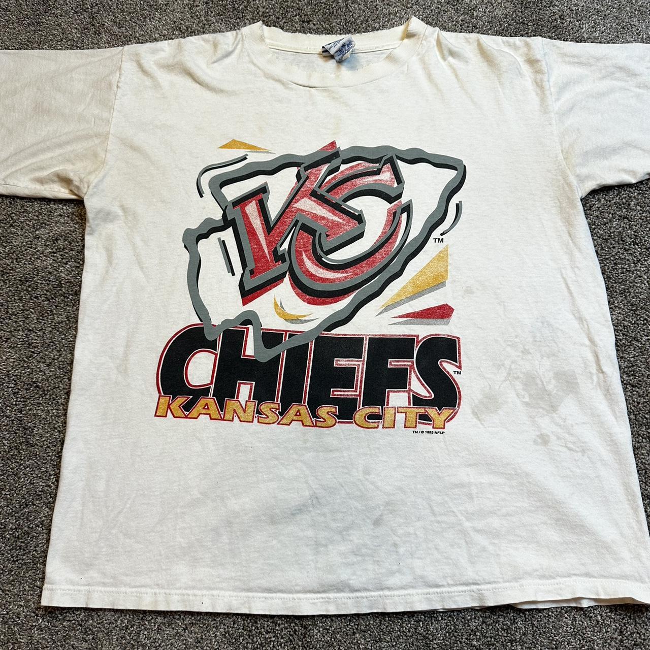 Vintage Kansas City Chiefs 1993 Salem Sportswear Depop