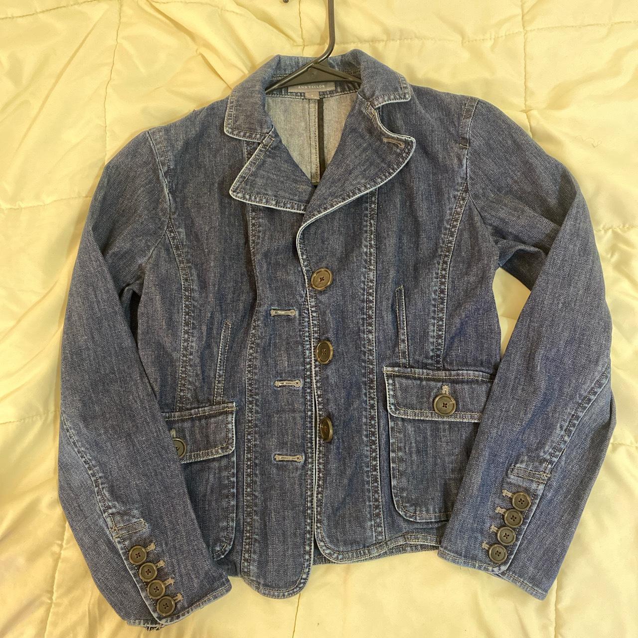 Ann taylor 2024 jean jacket